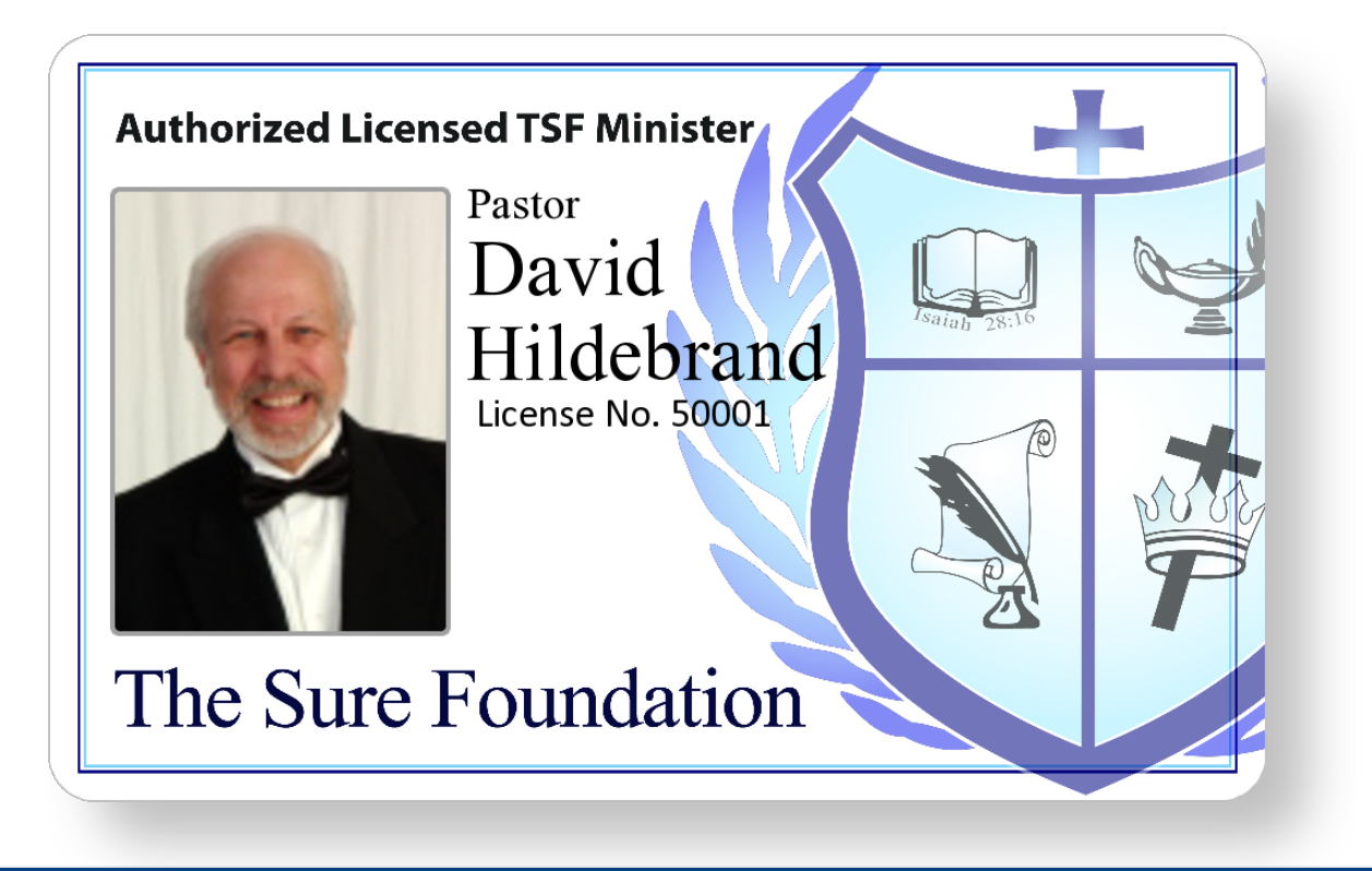 TSFTI Ministerial Lifetime License